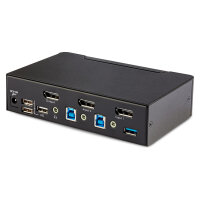 STARTECH.COM 2-Port 8K KVM-Switch DisplayPort 1.4 8K 60Hz / 4K 144Hz DP 1.4 2x USB 3.0 Ports 4x USB 2.0 Ports KVM DisplayPort Umscha