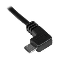StarTech Micro-USB Charge-and-Sync Cable M/M - Left-Angle Micro-USB - 30/24 AWG - 1 m 3ft