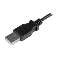 StarTech Micro-USB Charge-and-Sync Cable M/M - Left-Angle Micro-USB - 30/24 AWG - 1 m 3ft
