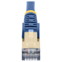 StarTech CAT6a Ethernet Cable - 3m - Blue Network Cable - Snagless RJ45 Cable - Ethernet Cord - 3m / 10ft