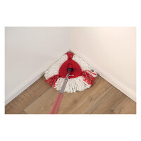 Turbo 2in1 Wischkopf (wei/rot, fr Wischmop EasyWring & Clean)