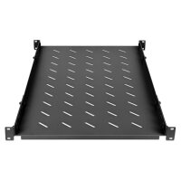 INTELLINET 19"Fachboden variable Schienen 750mm tief schwarz