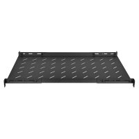 INTELLINET 19"Fachboden variable Schienen 750mm tief schwarz