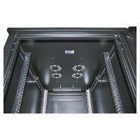 INTELLINET 19"Fachboden variable Schienen 750mm tief schwarz