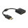 DELOCK Adapter DisplayPort 1.2 Stecker zu DVI Buchse 4K Passiv schwarz