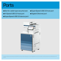 L HP Mono LaserJet Enterprise MFP 8601dn 70ppm Prntr Europe