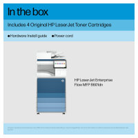 L HP Mono LaserJet Enterprise MFP 8601dn 70ppm Prntr Europe