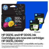 HP 302XL/304XL Black Original Ink Cartridge