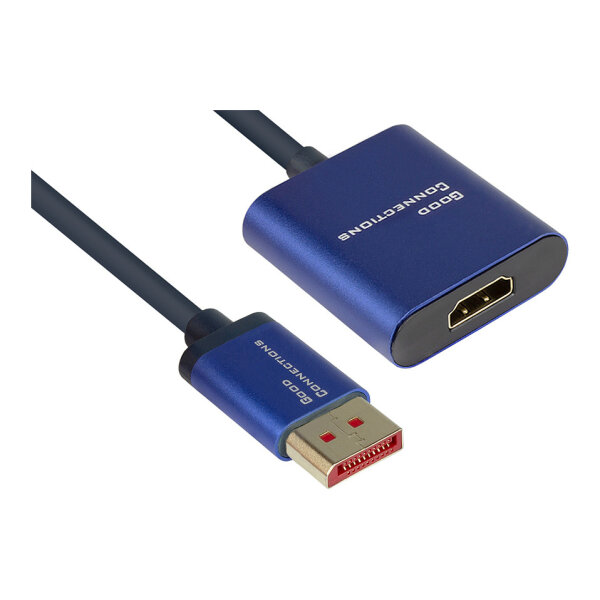 Good Connections Adapter DP1.4-St.-HDMI2.0-Bu. 0,2m