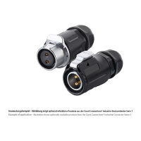 Good Connections Industrie-Buchsen-St. S1 - Power 2-Pin M20