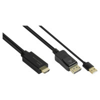 Good Connections Adapterkabel HDMI2.0b-St.-DP1.2-St. 2m
