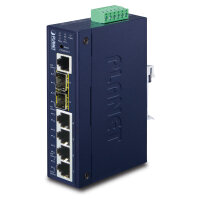 PLANET Industrial L2+ 4-Port 10/100/1000T + 2-Port