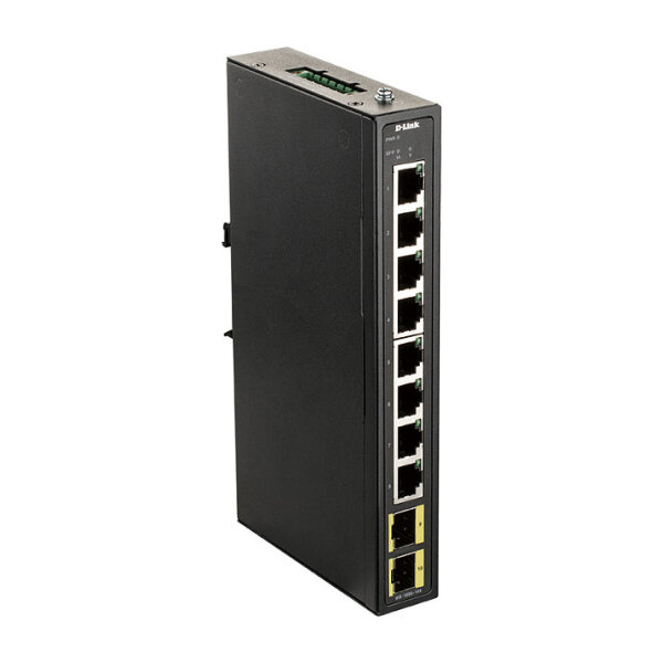 D-Link DIS-100G-10S 8-Port Gigabit Industrie Switch