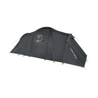 High Peak Kuppelzelt Como 4.0 (dunkelgrau/grn, mit 2 Schlafrumen)