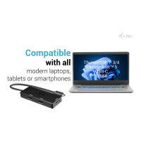 D I-TEC USB-C Triple Display Docking Station Gen