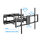 MANHATTAN TV-Wandhalterung 60"-120" 120kg FullMotion