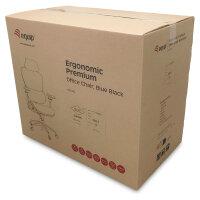 Equip Ergonomischer Bürostuhl+Kopf/Armstützen schwarz lite Retail