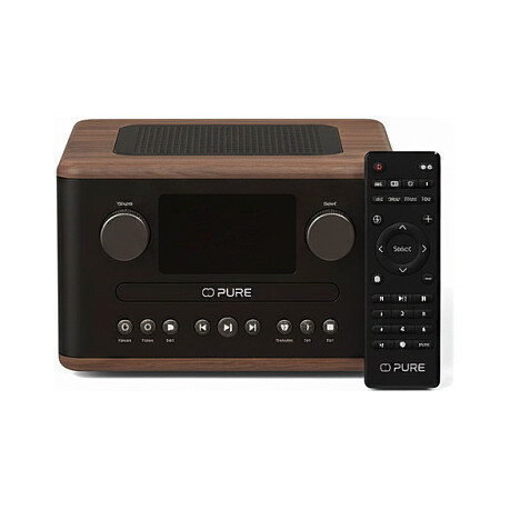Pure Classic C-D4 Digitalradio Coffee Brown/Walnut EU/UK