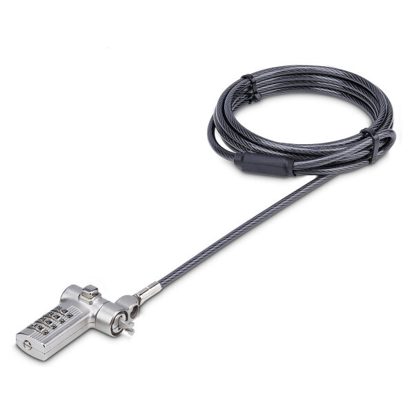 StarTech Serialized Laptop Lock, Works w/Noble Wedge/Nano/K-Slot