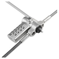 StarTech Serialized Laptop Lock, Works w/Noble Wedge/Nano/K-Slot