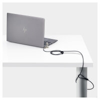 StarTech Serialized Laptop Lock, Works w/Noble Wedge/Nano/K-Slot