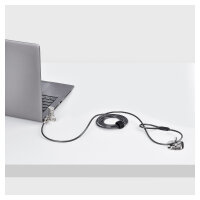StarTech Serialized Laptop Lock, Works w/Noble Wedge/Nano/K-Slot