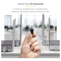 StarTech 25-Pack Universal Laptop Lock 6.6ft (2m)