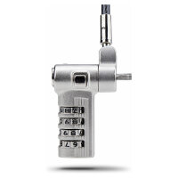 StarTech 25-Pack Laptop Lock, Compatible w/Noble Wedge/Nano/K-Slot - Sicherheitskabelschloss - Schwarz, Silber - 2 m - TAA