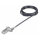 StarTech 25-Pack Laptop Lock, Compatible w/Noble Wedge/Nano/K-Slot - Sicherheitskabelschloss - Schwarz, Silber - 2 m - TAA