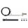 StarTech 25-Pack Laptop Lock, Compatible w/Noble Wedge/Nano/K-Slot - Sicherheitskabelschloss - Schwarz, Silber - 2 m - TAA