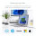 StarTech 25-Pack Laptop Lock, Compatible w/Noble Wedge/Nano/K-Slot - Sicherheitskabelschloss - Schwarz, Silber - 2 m - TAA