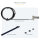 StarTech 25-Pack Laptop Lock, Compatible w/Noble Wedge/Nano/K-Slot - Sicherheitskabelschloss - Schwarz, Silber - 2 m - TAA