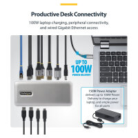 D StarTech 3X MONITOR USB-C DOCK 100W PD