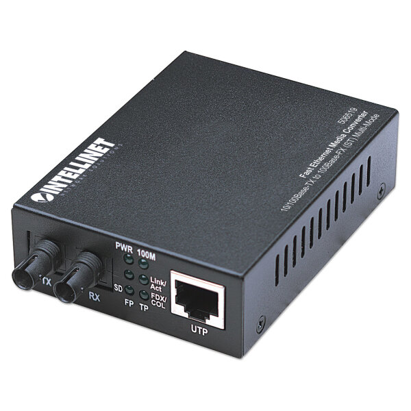 INTELLINET Medienkonverter Fast Ethernet Multimode 2km sw