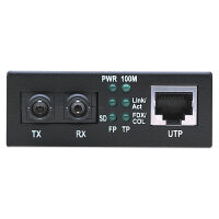INTELLINET Medienkonverter Fast Ethernet Multimode 2km sw