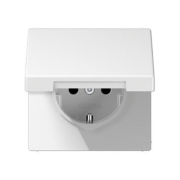 Jung LS1520BFKLWW SCHUKO Steckdose m.Klappd.