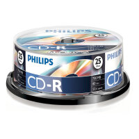 1x25 Philips CD-R 80Min 700MB 52x SP