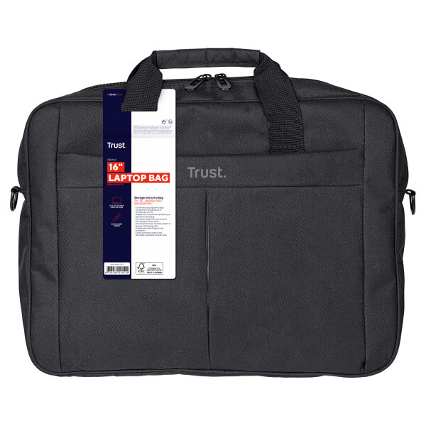 Trust Notebooktasche Primo 16", schwarz