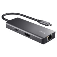 Trust Dalyx - Dockingstation - für Laptop - USB-C