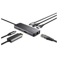 Trust Dalyx - Dockingstation - für Laptop - USB-C