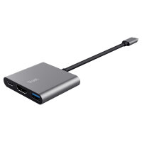 Trust Dalyx 3-in-1 Multiport USB-C Adapter - Dockingstation