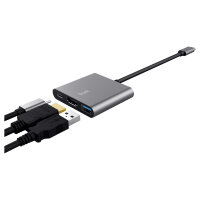 Trust Dalyx 3-in-1 Multiport USB-C Adapter - Dockingstation