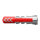 Fischer RED BOX DUOPOWER + Schrauben (hellgrau/rot, 280-teilig, mit Schrauben)