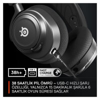 SteelSeries Arctis Nova 7 Wireless - Over-Ear - Virtual Surround (360° Spatial Audio)