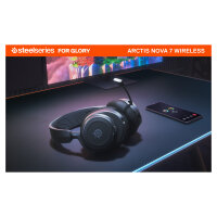 SteelSeries Arctis Nova 7 Wireless - Over-Ear - Virtual Surround (360° Spatial Audio)