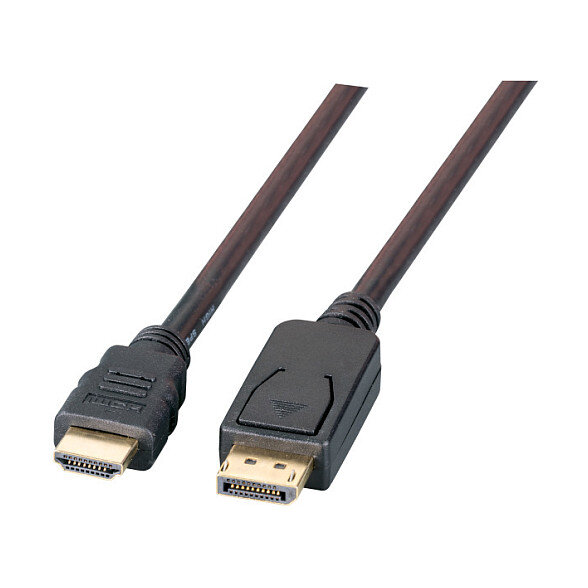 EFB DisplayPort auf HDMI A, St.-St., 5.0m, schwarz