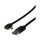 EFB USB 3.2 Gen1 5Gbit 3A Anschlusskabel Typ-A Stecker - Typ-C Stecker 90 Grad 3m