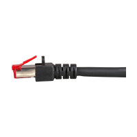 EFB RJ45 Patchkabel S/FTP Cat.6 LSZH 30.00m schwarz