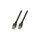 EFB RJ45 Patchkabel SF/UTP Cat.5e PVC CCA 10.00m schwarz
