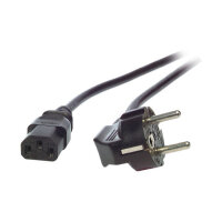 EFB Netzkabel Schutzkontakt 90°-C13...
